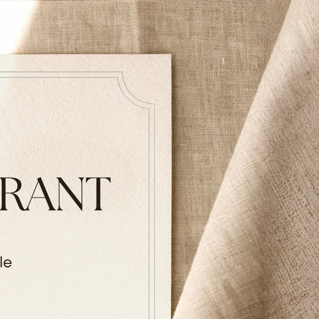 Digital Canva template bundle for boutique hotel guest information and signage.